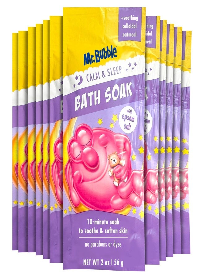 مستر. بابل أملاح الاستحمام مستر بابل كالم آند سليب مع ملح إبسوم، 2 أونصة، عبوة من 12 قطعة - Image 1